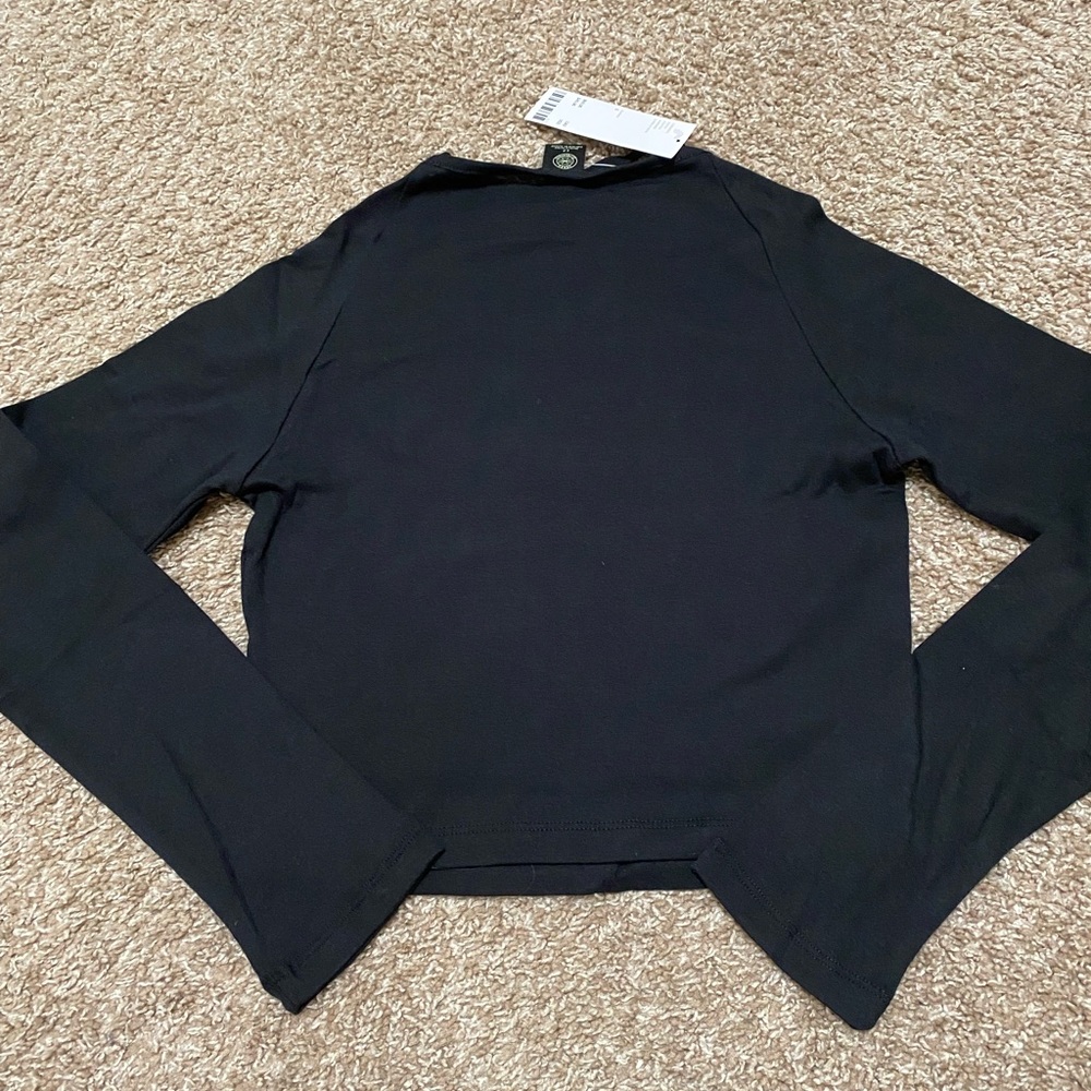 Urban Outfitters Diamante Flaming Cutout Tee NWT Size S - Picture 6 of 8